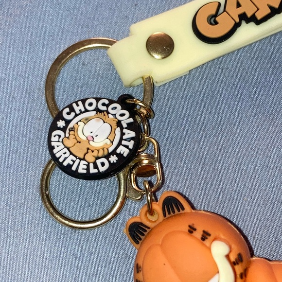 Garfield Keychain/Bag Charm with Strap - Picture 3 of 4